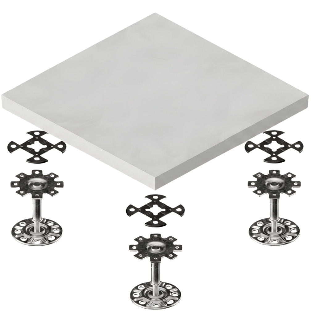 Traditionele computervloer