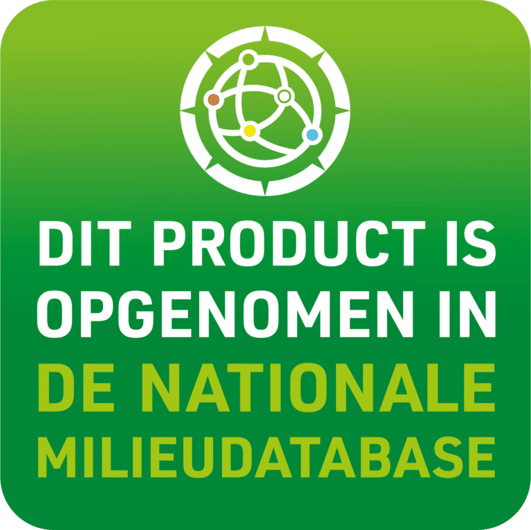 Dit product is opgenomen in de Nationale Milieudatabase